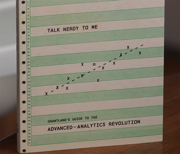 Featured image for “1403 Vintage Mono font used in book cover design for Grantland’s sports analytics compilation book”